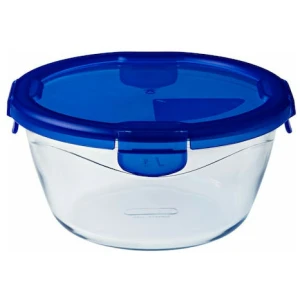 Φαγητοδοχείο Pyrex 287P 333245 μπλε 0.7lt στρογγυλό φαγητοδοχείο Cook&Go χωρητικότητας 0,7L. Η ανθεκτικότητα του σε εναλλαγές θερμοκρασίας έως 220°C, το κάνει ιδανικό για μαγείρεμα και αποθήκευση. Με στεγανοποιημένο πλαστικό καπάκι, κατάλληλο και για μεταφορά υγρών.