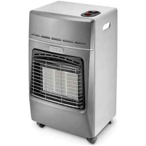Σόμπα υγραερίου Delonghi IR3010.GY με καυστήρα υψηλής απόδοσης: Εκπέμπει το μεγαλύτερο μέρος της θερμότητάς του ως ακτινοβολούμενη ενέργεια.