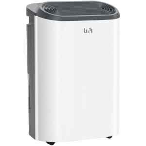 Αφυγραντήρας F&U FDE-1234 12lt ισχύος 210 Watt, ιδανικός για χώρους έως 60m², με φίλτρο HEPA για καθαρισμό του αέρα, με χρονοδιακόπτη λειτουργίας από 1 έως 24 ώρες, δυνατότητα συλλογής υγρασίας 12lt/24ωρο, λειτουργία στεγνώματος ρούχων, λειτουργία παιδικού κλειδώματος του πληκτρολογίου, λειτουργία αυτόματης απόψυξης, auto restart και λειτουργία αυτόματης απενεργοποίησης.