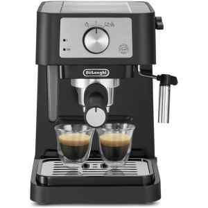 Μηχανή Espresso Delonghi EC260.BK δυναμική και compact, η μηχανή εσπρέσο Stilosa προσθέτει στυλ σε κάθε μοντέρνα κουζίνα. Ημιαυτόματη μηχανή espresso, κατάλληλη για άτομα που ενδιαφέρονται να πειραματιστούν ώστε να πετύχουν τη γεύση και την υφή που επιθυμούν.