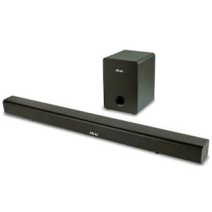 Το ηχομπάρα Soundbar Akai ASB-6WSW είναι το ηχοσύστημα με subwoofer που θα αναβαθμίσει την οικιακή διασκέδαση! Κομψό και συμπαγές, τοποθετείται με ευκολία στο χώρο σου δίχως να σε προβληματίσει για ν’ αναδείξει το αγαπημένο σου περιεχόμενο, όπως ακρόαση μουσικής, θέαση ταινίας/ τηλεοπτικής σειράς ή gaming. Προσφέρει δυνατό και καθαρό ήχο που θα σε περάσει στο επόμενο επίπεδο απόλαυσης, με το subwoofer να αποδίδει πλούσια μπάσα χωρίς παραμορφώσεις για την έξτρα ώθηση που κάνει τη διαφορά (συνολική ισχύς 70W)!