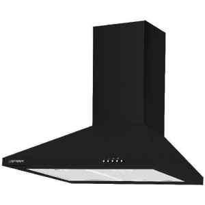 Ο απορροφητήρας καμινάδα Gruppe Ombrello S-1001D-A01-M13-600 black τοποθετείται στον τοίχο. Είναι σχεδιασμένος έτσι ώστε να καλύπτει τον σωλήνα εξαγωγής αέρα και να μοιάζει με καμινάδα.