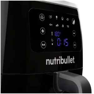 Η φριτέζα αέρος NutriBullet NBA071B με ισχύ 1800W και κάδο με χωρητικότητα 7 λίτρα, είναι μια ιδανική λύση για να μαγειρεύετε πιο υγιεινά και οικονομικά σε σχέση με τις κλασικές φριτέζες, καθώς χρειάζεται ελάχιστο λάδι (1-2 κουταλιές).
