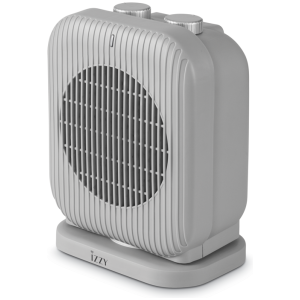 Αερόθερμο δωματίου Izzy ΙΖ-9037 γκρι με περιστρεφόμενο αερόθερμο δωματίου & μπάνιου με IP21, 2 ρυθμίσεις θέρμανσης 1000W – 2000W, λειτουργία ανεμιστήρα, εργονομική λαβή για εύκολη μεταφορά, ρυθμιζόμενος θερμοστάτης για διατήρηση της επιθυμητής θερμοκρασίας, προστασία κατά της υπερθέρμανσης, ύστημα ασφαλείας σε περίπτωση πτώσης και αθόρυβη λειτουργία.