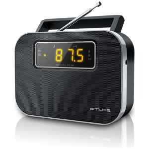 Το επιτραπέζιο ραδιόφωνο Muse M-081 R έχει ψηφιακό χειρισμό (με κουμπιά) για να αλλάζετε και να αποθηκεύετε με ευκολία ραδιοφωνικούς σταθμούς. Επιπλέον διαθέτει υποδοχή AUX για να συνδέσετε ενσύρματα συσκευές όπως mp3 και iPod.