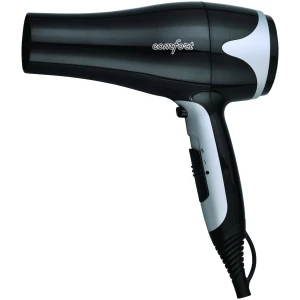 Σεσουάρ μαλλιών Comfort QL 5906 που διαθέτει υψηλή ισχύ με δυνατή ροή αέρα για γρήγορο στέγνωμα και φορμάρισμα των μαλλιών. Επιπλέον, διαθέτει φυσούνα για το φορμάρισμα των σπαστών ή σγουρών μαλλιών. Η ροή του αέρα κατανέμεται κατά μήκος της τρίχας, ενισχύοντας τον όγκο και μειώνοντας το φριζάρισμα κατά το στέγνωμα. Για καλύτερα αποτελέσματα, θα πρέπει η φυσούνα να χρησιμοποιείται κοντά στις ρίζες των μαλλιών.