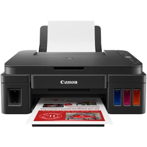 Με το πολυμηχάνημα Inkjet Canon Pixma G3410 απολαύστε σημαντική εξοικονόμηση χρημάτων με ασυναγώνιστη απόδοση σελίδων, εκτύπωση εγγράφων και ζωηρών φωτογραφιών με χαμηλό κόστος αλλά υψηλή ποιότητα, καθώς και έξυπνη συνδεσιμότητα με έξυπνες συσκευές και το cloud, με αυτό το αξιόπιστο πολυμηχάνημα Wi-Fi για το σπίτι ή το γραφείο.