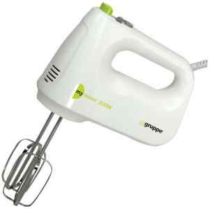 Μίξερ Χειρός Gruppe HM9110-GS λευκό My Mixer ΗΜ9110-GS. Μίξερ χειρός με μοτέρ 300W, 6 ταχύτητες και λειτουργία Turbo.