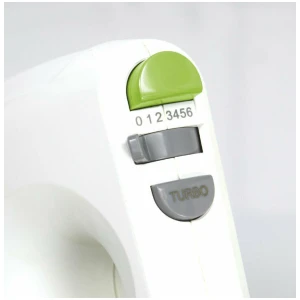Μίξερ Χειρός Gruppe HM9110-GS λευκό My Mixer ΗΜ9110-GS. Μίξερ χειρός με μοτέρ 300W, 6 ταχύτητες και λειτουργία Turbo.