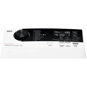 Το πλυντήριο ρούχων άνω φόρτωσης AEG LTR7E273G, έχει χωρητικότητα κάδου κατάλληλη για έως και 7 κιλά άπλυτων ρούχων, και μπορεί να καλύψει τις ανάγκες μιας οικογένειας τριών ατόμων. Η πόρτα βρίσκεται στο πάνω μέρος της συσκευής και η φόρτωση των ρούχων γίνεται κάθετα. Έτσι το γέμισμα είναι πιο ξεκούραστο, αφού δεν χρειάζεται πλέον να σκύβετε και να πιέζετε την πλάτη σας για να γεμίσετε τον κάδο. Είναι ιδανικό για τοποθέτηση σε στενότερους χώρους, καθώς το μήκος του είναι μόλις 39.7 εκατοστά.