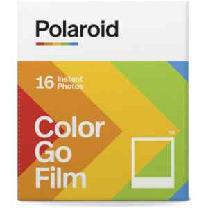 Με το Polaroid Color Go Instant (16 Exposures) κάντε μεγάλες δημιουργίες με το νέο μικρό φιλμ Polaroid Go Color Film. Περιλαμβάνει 16 φύλλα σε μέγεθος τσέπης και είναι συμβατό με την κάμερα Polaroid Go.