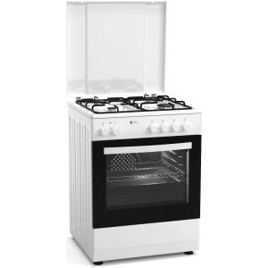 Η κουζίνα Thermogatz TGS 3610 WH διαθέτει εστίες υγραερίου που αποτελούνται από τα μάτια κι από ένα μεταλλικό πλαίσιο για να στηρίζει το σκεύος. Η φλόγα είναι ορατή και μπορείτε να ρυθμίσετε το μέγεθός της ανά πάσα στιγμή, έτσι αυτό βοηθά στην ασφάλεια του μαγειρέματος και η παροχή αερίου κλείνει κάθε φορά που η φλόγα σβήνει. Είναι ιδανική επιλογή για μαγείρεμα στο τηγάνι και ιδιαίτερα για συνταγές που μαγειρεύονται σε τηγάνι wok.