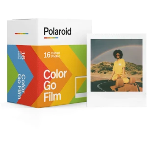 Με το Polaroid Color Go Instant (16 Exposures) κάντε μεγάλες δημιουργίες με το νέο μικρό φιλμ Polaroid Go Color Film. Περιλαμβάνει 16 φύλλα σε μέγεθος τσέπης και είναι συμβατό με την κάμερα Polaroid Go.