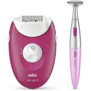 Η αποτριχωτική Braun Silk Epil 3 SE3-420 λειτουργεί με ρεύμα και αφαιρεί αποτελεσματικά τις τρίχες από το σώμα. Διαθέτει δύο ρυθμίσεις ταχύτητας, για να επιλέγεις αυτή που αντιστοιχεί σε κάθε περιοχή. Μία εφαρμογή αρκεί, για να ξεγνοιάσεις από την τριχοφυΐα τουλάχιστον για τον επόμενο μήνα!