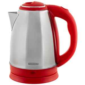 Ο βραστήρας Termomax TK3377R κόκκινος, διαθέτει ισχύ 1500 Watt και χωρητικότητα 2 λίτρα. Μπορεί να σας προσφέρει έως και 10 φλιτζάνια ζεστού νερού. Αποτελεί έναν πολύ χρήσιμο βοηθό για την κουζίνα σας, καθώς ζεσταίνει το νερό σε μικρότερο χρονικό διάστημα, σε σχέση με ένα γκαζάκι ή μια εστία. Έτσι μπορείτε να φτιάξετε πολύ γρήγορα ένα ζεστό ρόφημα ή ακόμα και να τον χρησιμοποιήσετε στις μαγειρικές σας παρασκευές. Διαθέτει κανάτα η οποία εξωτερικά είναι κατασκευασμένη από ανοξείδωτο ατσάλι, που προσφέρει μεγαλύτερη αντοχή και ανθεκτικότητα στη χρήση και τον χρόνο, ενώ παράλληλα καθαρίζεται εύκολα.
