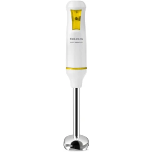 Ραβδομπλέντερ Taurus Robot 600 Easy Inox, με ισχύ 600 Watt. Με το ραβδομπλέντερ θα μπορέσετε να πολτοποιήσετε τρόφιμα για παιδικές τροφές, να ομογενοποιήσετε σάλτσες, να φτιάξετε σπιτική μαγιονέζα, να δημιουργήσετε smoothies από οποιοδήποτε φρούτο επιθυμείτε ή ακόμα και να ετοιμάσετε σούπες.