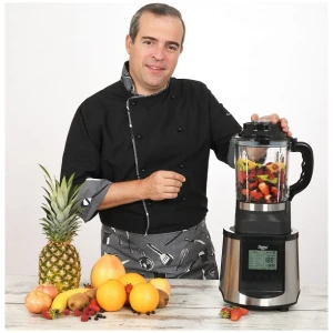 Επαγγελματικό μπλέντερ Zephyr Z-1162-SM Inox για μαγείρεμα με θερμαντήρα 12 σε 1, μέγιστη ισχύς 1500 Watt, γυαλί, γυάλινο βραστήρας 1,75 l, λειτουργία θέρμανσης, οθόνη αφής LCD για γρήγορη, εύκολη και υγιεινή προετοιμασία νόστιμων φαγητών! Καινοτόμος συσκευή με 12 διαφορετικές λειτουργίες! 