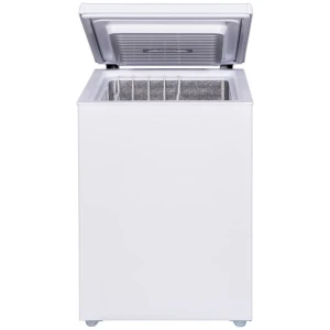 Καταψύκτης μπαούλο Whirlpool WH1410 με τεχνολογία 6ης ΑΙΣΘΗΣΗΣ παρακολουθεί τη θερμοκρασία στο εσωτερικό του καταψύκτη και ενισχύει την ψύξη αυτόματα μόνο όταν απαιτείται. Οικονομική και φιλική προς το περιβάλλον.