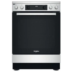 Η κουζίνα Whirlpool WS68V8CCXT Inox διαθέτει κεραμικές εστίες που έχουν λεία και γυάλινη επιφάνεια η οποία όταν θερμαίνεται αλλάζει σε κόκκινο χρώμα. Το πλεονέκτημα των κεραμικών εστιών είναι ότι θερμαίνονται πολύ γρήγορα και καθαρίζονται πιο εύκολα από τις εμαγιέ (κλασικές), αλλά ο καθαρισμός τους θέλει προσοχή καθώς χαράζονται σχετικά εύκολα και χρειάζεται ειδικό απορρυπαντικό.