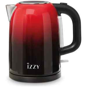 Βραστήρας Izzy IZ-3020 κόκκινος με χωρητικότητα 1.7Lt και ισχύ 2200W με ιδιαίτερο χρώμα Red Ombre. Διαθέτει παράθυρο ένδειξης στάθμης νερού, φωτιζόμενο διακόπτη λειτουργίας και αποσπώμενη βάση και περιστρεφόμενη 360° ενώ με την αποθήκευση καλωδίου πιάνει ελάχιστο χώρο στην κουζίνα!