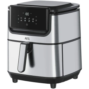 Φριτέζα αέρος AEG AF6-1-6ST είναι ευέλικτο Gourmet 6 Air Fryer επιτρέπει τηγάνισμα, ψήσιμο στο γκριλ, μαγείρεμα, ακόμα και φούρνισμα – με λίγο έως και καθόλου λάδι.