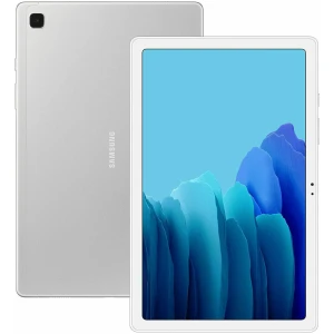 Tablet Samsung Galaxy Tab A7 (3GB/32GB) Silver με οθόνη 10.4” WUXGA+ (2000x1200), επεξεργαστή Snapdragon 662, μπαταρία 7.040 mAh με υποστήριξη ταχείας φόρτισης 15W, τέσσερα στερεοφωνικά ηχεία με υποστήριξη Dolby Atmos, κύρια κάμερα 8MP αυτόματης εστίασξς καθώς και υποδοχή ακουστικών 3,5mm. Επιπλέον έχει μεταλλικό design, συμμετρικό bezel και πάχος μόλις 7 mm.