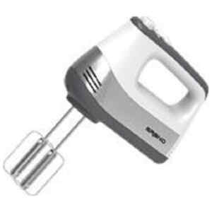 Μίξερ χειρός Homa HM-500XL με κουμπί Turbo, έλεγχος 5 ταχυτήτων, εκκίνηση χαμηλής ταχύτητας για 1η ταχύτητα (300 RMP), ανοξείδωτα χτυπητήρια και γάντζοι, πλαστικό σώμα υγιεινής με διακόσμηση από ανοξείδωτο χάλυβα και εγγύηση δύο (2) χρόνια από κατασκευάστρια εταιρεία.