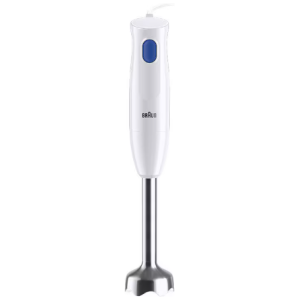 Με το ραβδομπλέντερ Braun MultiQuick 1 MQ10.001M WH ανακαλύψτε τη νέα απλότητα της ελαφρότητας με το ελαφρύτερο ραβδομπλέντερ της Braun: το νέο MultiQuick 1. Το μόνο που χρειάζεται είναι ένα άγγιγμα. Σχεδιασμένο για εύκολη ανάμειξη, το κουμπί ελέγχου 1 ταχύτητας είναι τέλεια τοποθετημένο για εύκολη χρήση. Απλά κάντε κλικ και κρατήστε το για να αναμίξετε smoothie, επιδόρπια και νόστιμες σάλτσες – με ελάχιστη προσπάθεια!