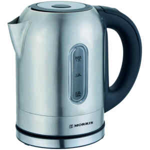 Βραστήρας Morris S1069WK Njoy με ηλεκτρονική λειτουργία βρασμού, ή διατήρησης θερμοκρασίας, ή θέρμανσης στους 60C, 70C, 80C ή και 90C. Λειτουργία AUTO-OFF όταν βράζει το νερό ή όταν μπει σε λειτουργία χωρίς νερό ή όταν μετακινηθεί από τη βάση.