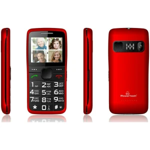 Κινητό Powertech Sentry Eco PTM-18 κόκκινο εύχρηστο κινητό τηλέφωνο με μεγάλα πλήκτρα για εύκολη πληκτρολόγηση και έγχρωμη οθόνη 2.2". Υποστηρίζει μνήμη Τ-Flash και δύο κάρτες SIM, ενώ ενσωματώνει φωτογραφική μηχανή, φακό, FM ραδιόφωνο, σύνδεση Bluetooth για να το συνδέεις ασύρματα με άλλες συσκευές και κουμπί SOS στην πίσω πλευρά της συσκευής για κλήσεις έκτακτης ανάγκης.