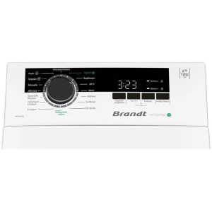 Πλυντήριο ρούχων άνω φόρτωσης Brandt BT16019G με πρόγραμμα που αφαιρεί αποτελεσματικά από τα ρούχα και τις μάσκες σας τους ιούς και το 99,9% των βακτηρίων. Κατά τη διάρκεια του κύκλου, η θερμοκρασία φτάνει τους 60 °C, για ένα διάστημα 30 λεπτών, ώστε να πετύχει άψογη απολύμανση των ρούχων σας.