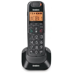 Το ασύρματο τηλέφωνο Uniden AT-4105 έχει τη δυνατότητα αποθήκευσης 20 τηλεφωνικών επαφών. Είναι ιδανικό για ηλικιωμένους καθώς έχει μεγάλα πλήκτρα. Έχει λειτουργία αναγνώρισης κλήσης για να βλέπετε ποιός σας καλεί. Τέλος, έχετε τη δυνατότητα να συνδέσετε στη βάση φόρτισης μέχρι 5 συσκευές, προκειμένου να έχετε τηλέφωνα σε περισσότερα δωμάτια.