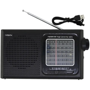 Το φορητό ραδιόφωνο Noozy DRB01 έχει αναλογικό χειρισμό για να αλλάζετε ραδιοφωνικούς σταθμούς χρησιμοποιώντας την κλασική ροδέλα.