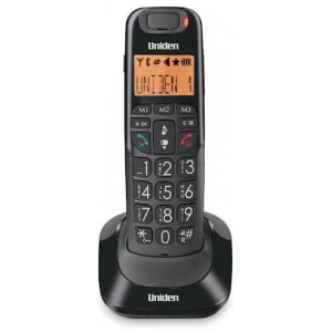 Το ασύρματο τηλέφωνο Uniden AT-4105 έχει τη δυνατότητα αποθήκευσης 20 τηλεφωνικών επαφών. Είναι ιδανικό για ηλικιωμένους καθώς έχει μεγάλα πλήκτρα. Έχει λειτουργία αναγνώρισης κλήσης για να βλέπετε ποιός σας καλεί. Τέλος, έχετε τη δυνατότητα να συνδέσετε στη βάση φόρτισης μέχρι 5 συσκευές, προκειμένου να έχετε τηλέφωνα σε περισσότερα δωμάτια.