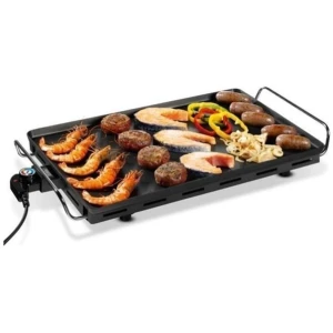 Ηλεκτρική ψησταριά Princess Grill XXL 102325 έχει εξαιρετικά παχιά πλάκα γκριλ 4 mm σε συνδυασμό με μια αντικολλητική επίστρωση δύο στρωμάτων καθιστούν την πλάκα γκριλ teppanyaki κατάλληλο για καθημερινή χρήση. Μια εξαιρετικά μεγάλη επιφάνεια ψησίματος το καθιστά το τέλειο εργαλείο ψησίματος για μεγαλύτερες οικογένειες ή αν θέλετε να διασκεδάσετε τους φίλους σας.