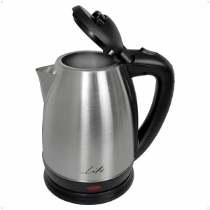 Ο βραστήρας Life WK-001 Aqua με μοντέρνο και κομψό σχεδιασμό, είναι κατασκευασμένος από ανοξείδωτο ατσάλι σε mat φινίρισμα. Διαθέτει κρυφό θερμαντικό στοιχείο που αποτρέπει την δημιουργία αλάτων στην αντίσταση, για μεγαλύτερη διάρκεια ζωής. Επιπλέον, έχει εργονομική cool touch λαβή για άνετη χρήση, καθώς και εύκολη τοποθέτηση του βραστήρα στην βάση.