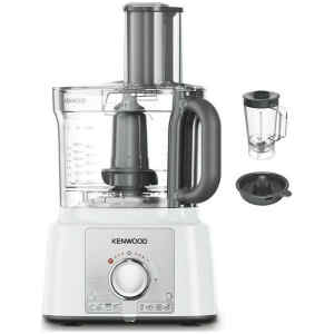 Πολυμίξερ Kenwood FDP65.450WH MultiPro Xpress με σύστημα «όλα σε ένα» από την Kenwood, μπορείτε να κόψετε, να τρίψετε, να κόψετε σε φέτες, να αναμίξετε, να ζυμώσετε, να χτυπήσετε, ακόμα και να αποχυμώσετε. Κάντε τα όλα με μία μόνο βάση, εξοικονομώντας έτσι χρόνο και χώρο.