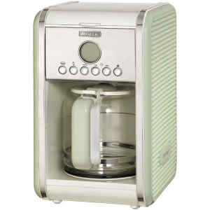 Η καφετιέρα φίλτρου Ariete 1342 Vintage Green δίνει μία νότα από άλλη εποχή χάρη στην vintage όψη της, διατηρώντας την τεχνολογία του σήμερα. Η μηχανή φίλτρου της Ariete προσδίδει μέγιστη απόδοση, βράζοντας γρήγορα το νερό, χάρη στη δυνατή ισχύ 960W, προκειμένου να ξεκινήσει η διαδικασία της εκχύλισης.