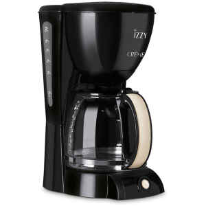 Η καφετιέρα φίλτρου Izzy 6616S Creme, αποτελεί ιδανική επιλογή για την κουζίνα ή το γραφείο σου. Το μέγεθος της κανάτας είναι 1.5lt το οποίο επιτρέπει την παραγωγή 12-15 φλιτζανιών καφέ.