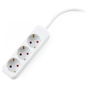 Πολύπριζο 3 θέσεων shuko Muhler MU-G103 Splitter 3G με 3 υποδοχές, καλώδιο H05VV-F, τάση 16A 230V~, Μέγ. 3680W, IP20, υποδοχές υπό γωνία 45 μοιρών, με προστασία παιδιών και έχει μεγάλο καλώδιο το οποίο φτάνει τα 1,5 m.