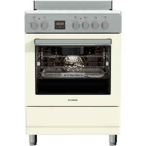 Κουζίνα Hyundai HCVR24S-6060V/BZ 60lt με Κεραμικές Εστίες Π59.8εκ Μπεζ