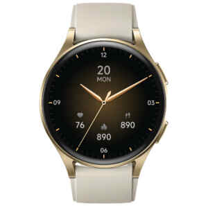 Egoboo GemCraft Aluminium Smartwatch με Παλμογράφο (Χρυσό)