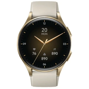 Egoboo GemCraft Aluminium Smartwatch με Παλμογράφο (Χρυσό)