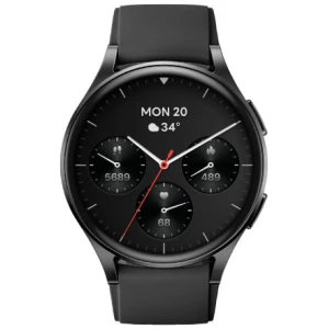 Egoboo GemCraft Aluminium Smartwatch με Παλμογράφο (Μαύρο)