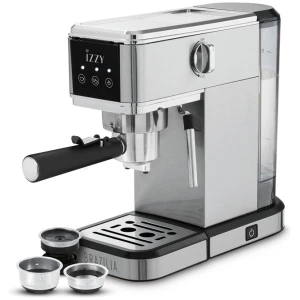 Izzy IZ-6015 Μηχανή Espresso 1350W Πίεσης 20bar Ασημί