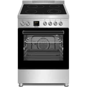 Κεραμική Κουζίνα Robin BGN750 με Κεραμικές Εστίες Π60εκ. Inox