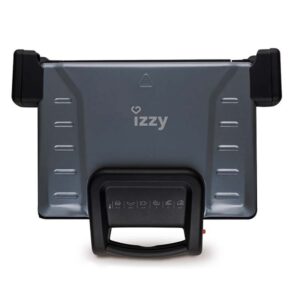 Τοστιέρα γκριλιέρα Izzy Greek Grill MV-13251 ισχύος 2100 watt Ελληνικής κατασκευής. Διαθέτει αποσπώμενες αντικολλητικές πλάκες γκριλ, ρυθμιζόμενο θερμοστάτη 5 θέσεων και δυνατότητα κάθετης αποθήκευση.