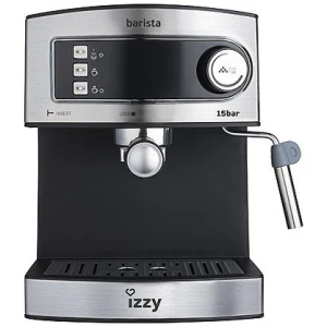 Με την μηχανή Espresso Izzy 6823 Barista απόλαυσε αρωματικό espresso και freddo απλά προσθέτοντας παγάκια κάθε μέρα με τη μηχανή Espresso Izzy 6823 υψηλής πίεσης 20 bar.