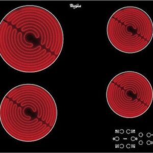 Κεραμική εστία Whirlpool AKT 8090 LX με 4 ζώνες μαγειρέματος. Είναι κεραμική με γυάλινη λεία επιφάνεια, η οποία όταν θερμαίνεται αλλάζει σε κόκκινο χρώμα. Θερμαίνεται πολύ γρήγορα και ομοιόμορφα χάρις στις θερμαντικές αντιστάσεις που βρίσκονται κάτω από την επιφάνειά της. Επίσης ο καθαρισμός της είναι πιο εύκολος, σε σχέση με τις κλασικές εμαγιέ εστίες. Η λειτουργία της είναι αυτόνομη, δηλαδή μπορεί να λειτουργήσει μόνη της χωρίς την ανάγκη για σύνδεση με φούρνο. Αυτό σημαίνει ότι μπορεί να τοποθετηθεί σε οποιοδήποτε σημείο της κουζίνας που σας εξυπηρετεί καλύτερα. Είναι κατάλληλη για συνδυασμό με φούρνο άνω πάγκου, αφού ο φούρνος μπορεί να τοποθετηθεί οπουδήποτε, ανεξάρτητα από τις εστίες.