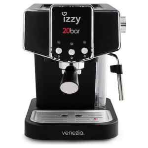 Μηχανή Espresso Izzy Venezia IZ-6001 με ισχύ 1100 Watt και πίεση 20bar, με δύο φίλτρα για να έχεις στο λεπτό ένα ή δύο φλυτζάνια, ανάλογα με τις απαιτήσεις της ημέρας.